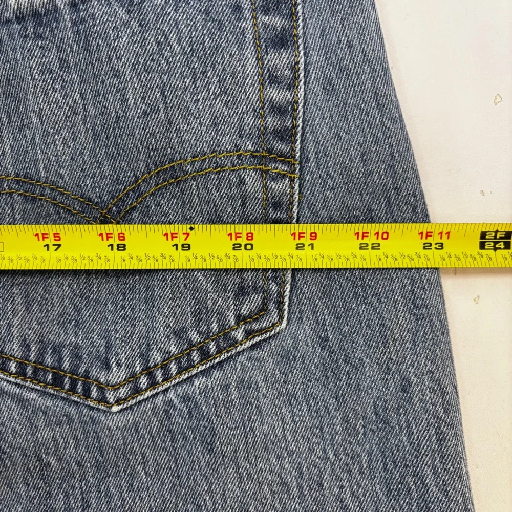 Vtg Levis 501 Original Fit Mens‎ Blue Denim Straight Leg Button Fly Jeans 38x34